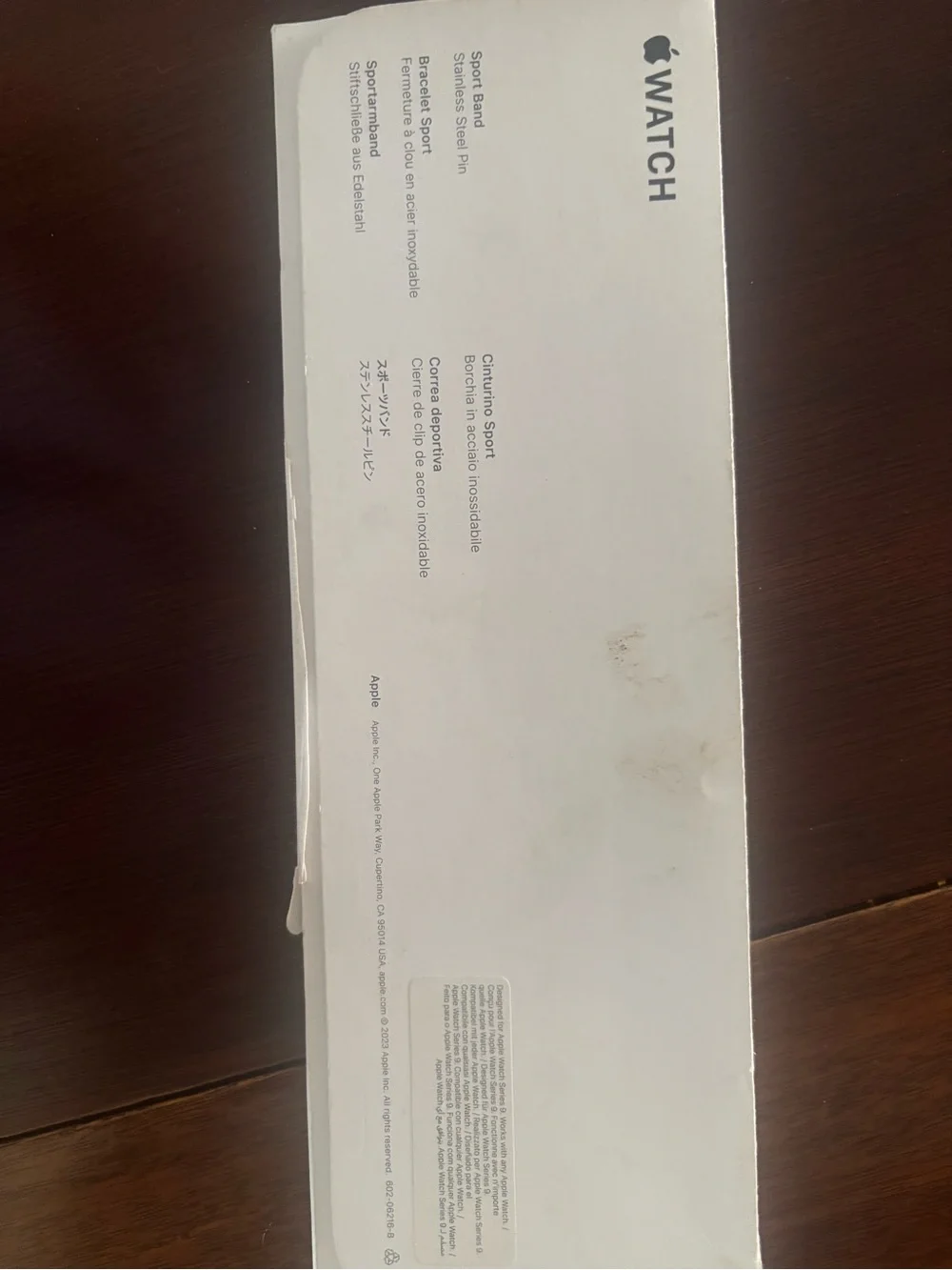 Brand new, never worn. Apple Watch SE 40mm Aluminum Case Ion x glass
